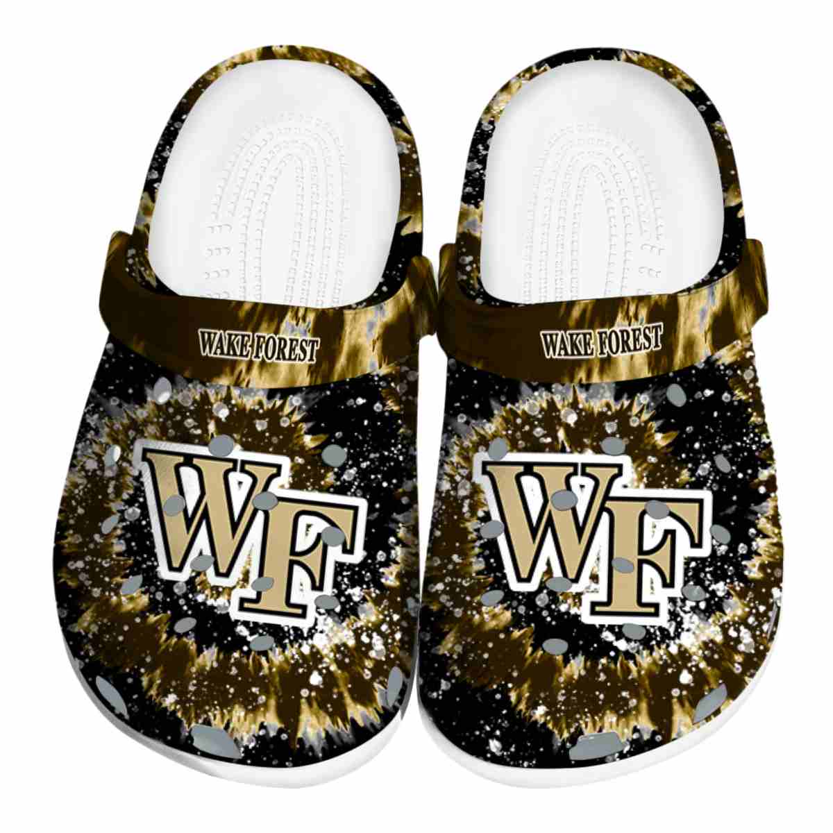 Wake Forest Demon Deacons NCAA Sport Crocs Crocband Clogs Shoes Comfortable For Men Women and Kids