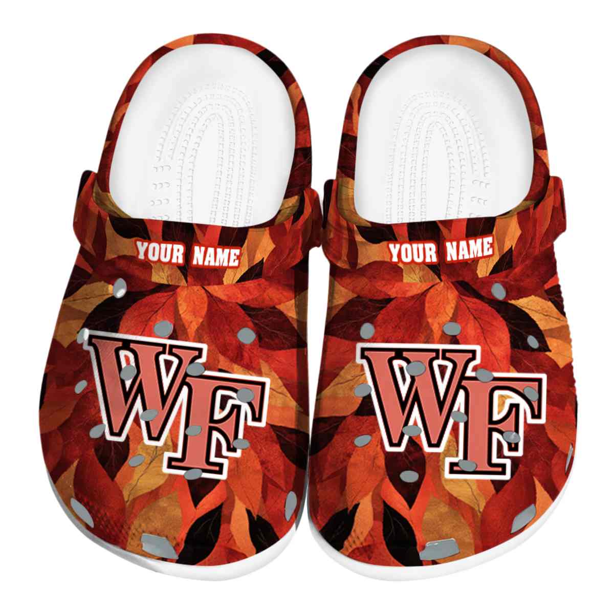Wake Forest Demon Deacons NCAA Sport Crocs Crocband Clogs Shoes Comfortable For Men Women and Kids