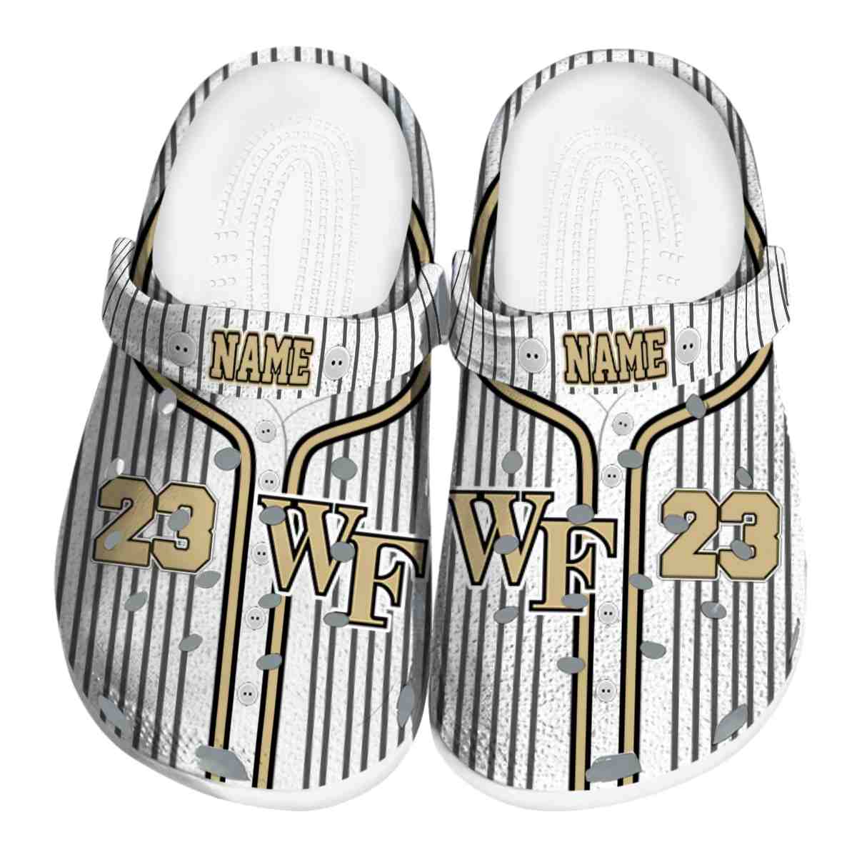 Wake Forest Demon Deacons NCAA Sport Crocs Crocband Clogs Shoes Comfortable For Men Women and Kids