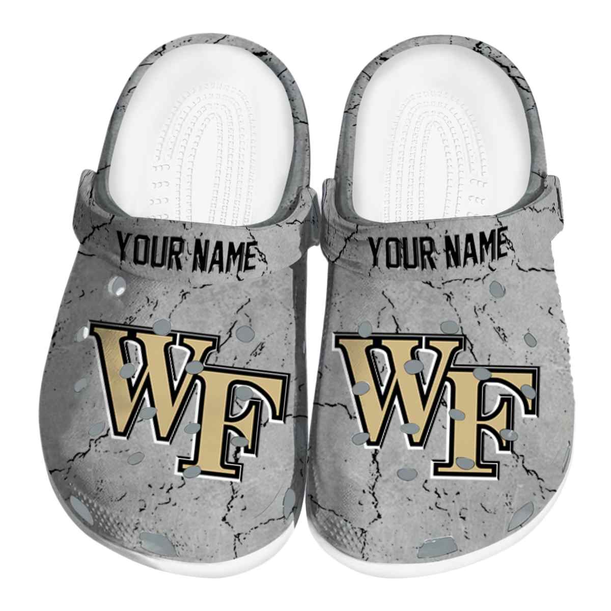Wake Forest Demon Deacons NCAA Sport Crocs Crocband Clogs Shoes Comfortable For Men Women and Kids