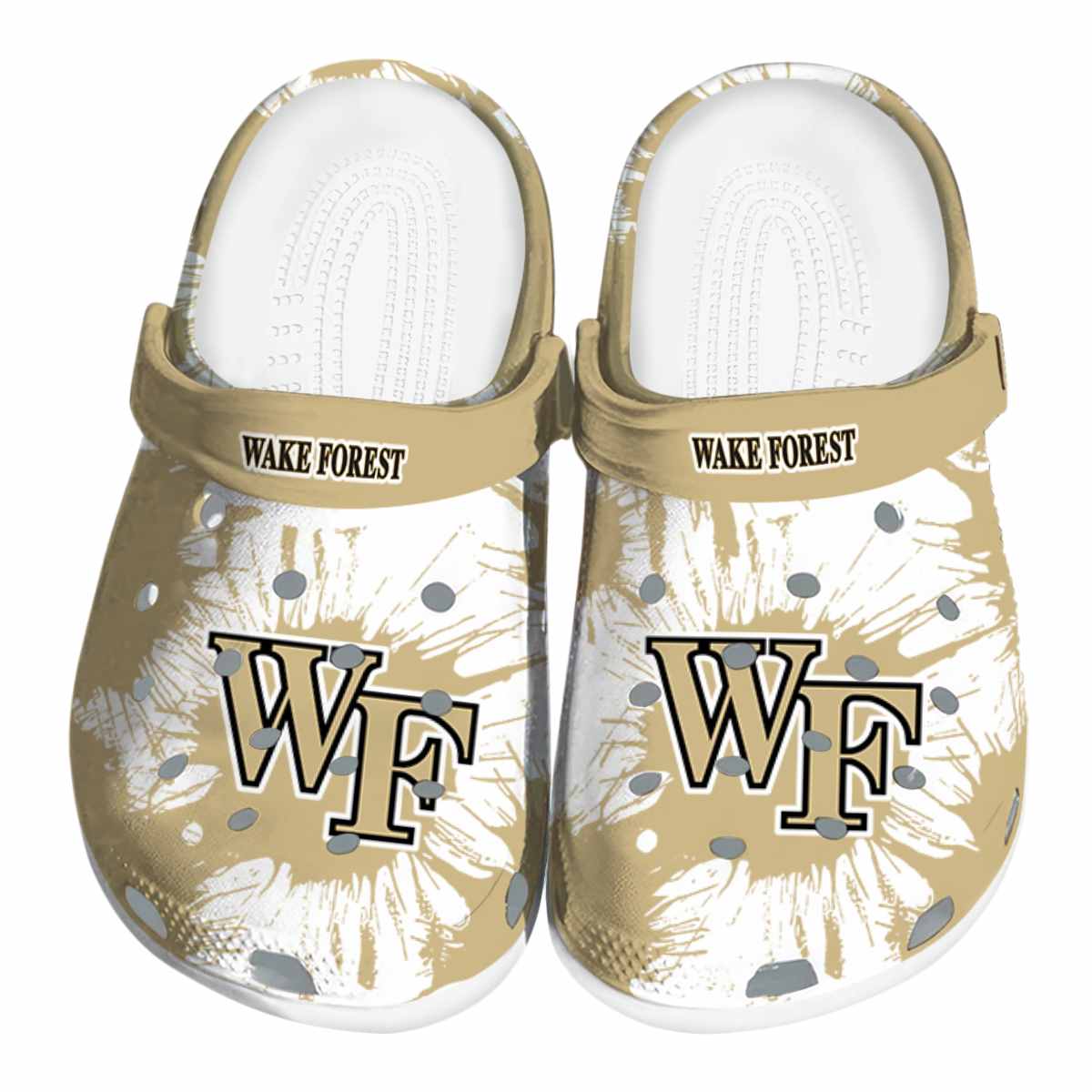 Wake Forest Demon Deacons NCAA Sport Crocs Crocband Clogs Shoes Comfortable For Men Women and Kids