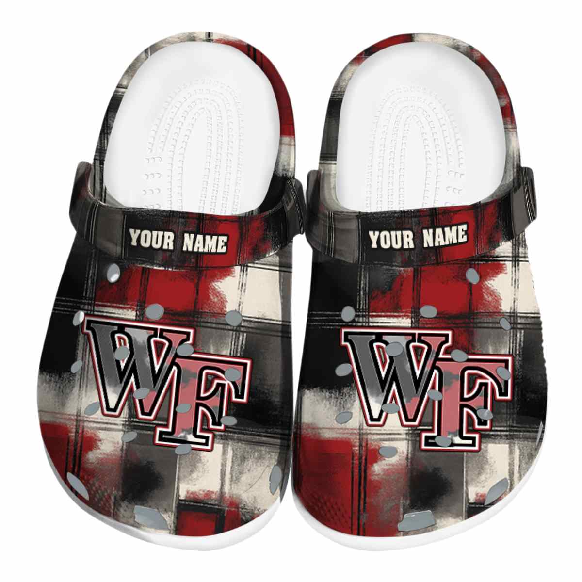 Wake Forest Demon Deacons NCAA Sport Crocs Crocband Clogs Shoes Comfortable For Men Women and Kids