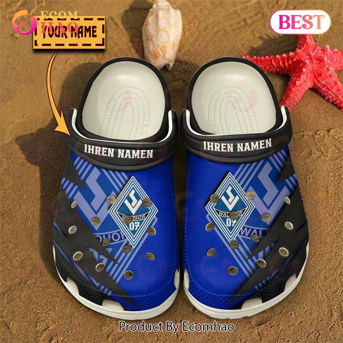 Waldhof Mannheim Liga Sport Crocs Crocband Clogs Shoes Comfortable For Men Women and Kids