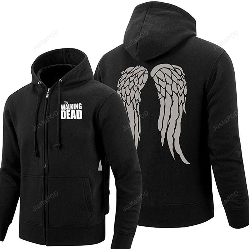 Walking Dead Casual Daryl Dixon Cotton 3D All Over Print Hoodie, Zip Hoodie