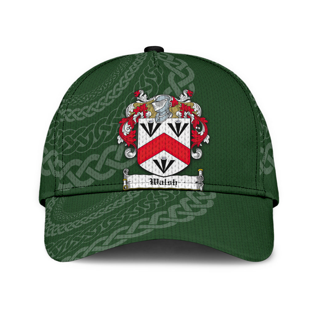 Walsh Coat Of Arms - Irish Family Crest St Patrick'S Day Hat Classic Cap Trucker Hats Custom Hats Gifts For Men & Women