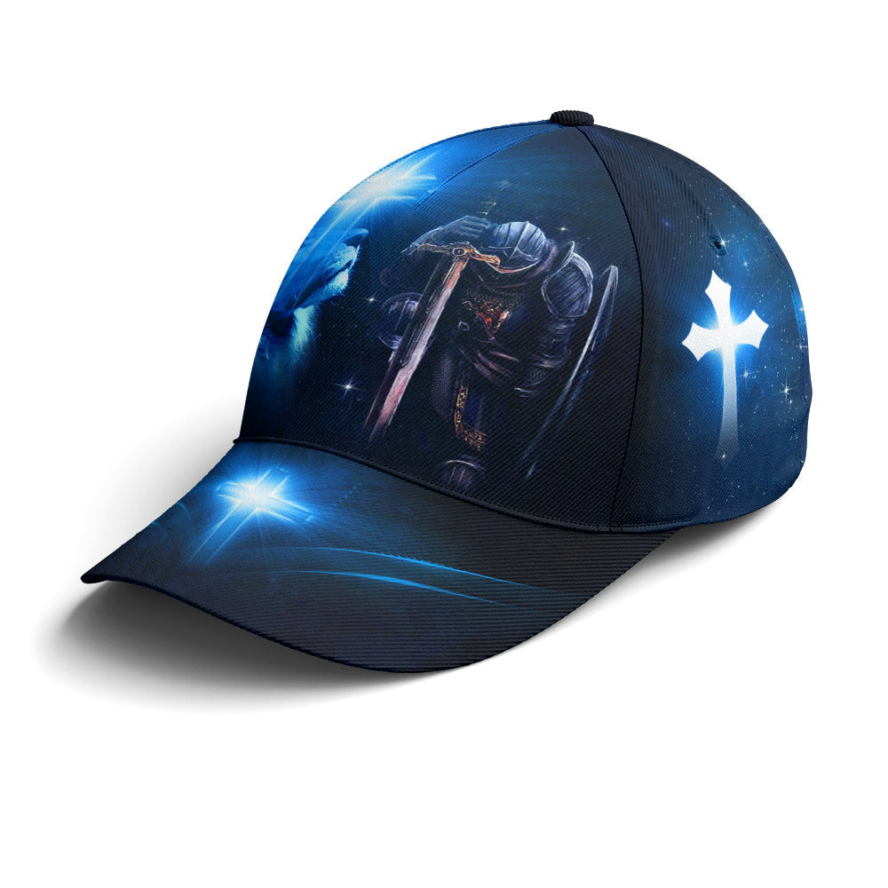 Warrior Lion Faith All Over Printed Baseball Cap Trucker Hats Custom Hats Gifts For Men & Women