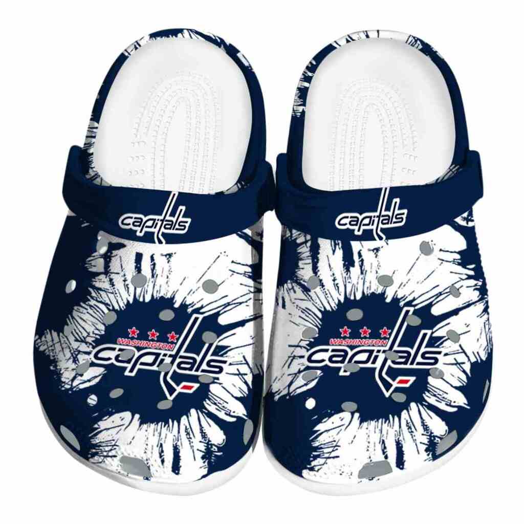 Washington Capitals Splatter Graphics ClogTVC1801892