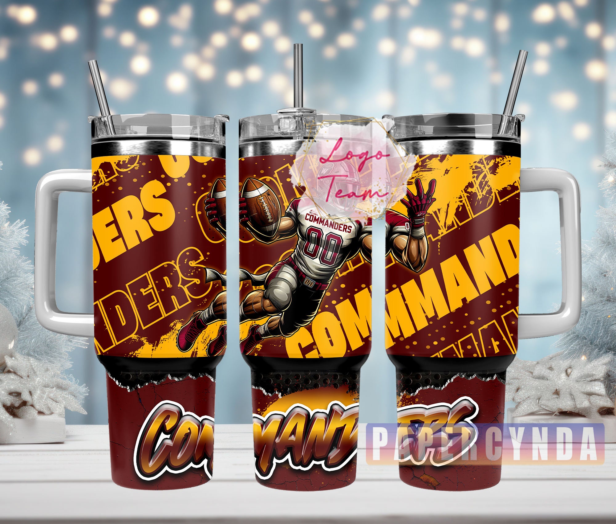 Washington Commanders Custom Stanley Cup 40 oz 30 oz Tumbler With HandleTVC2301834