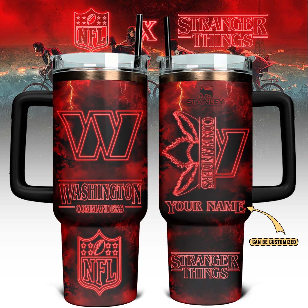 Washington Commanders Custom Stanley Cup 40 oz 30 oz Tumbler With HandleTVC230186