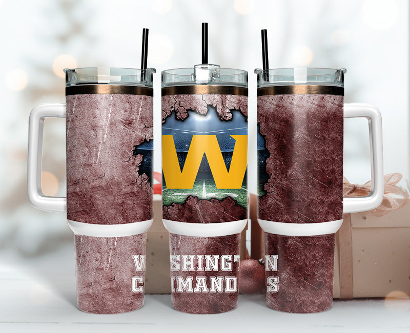 Washington Commanders NFL Custom Stanley Cup 40 oz 30 oz Tumbler With HandleTVC2301147