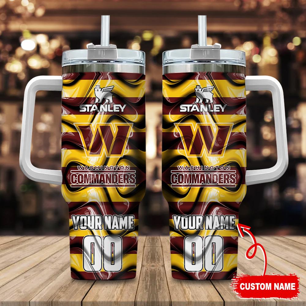 Washington Commanders NFL Custom Stanley Cup 40 oz 30 oz Tumbler With HandleTVC230171