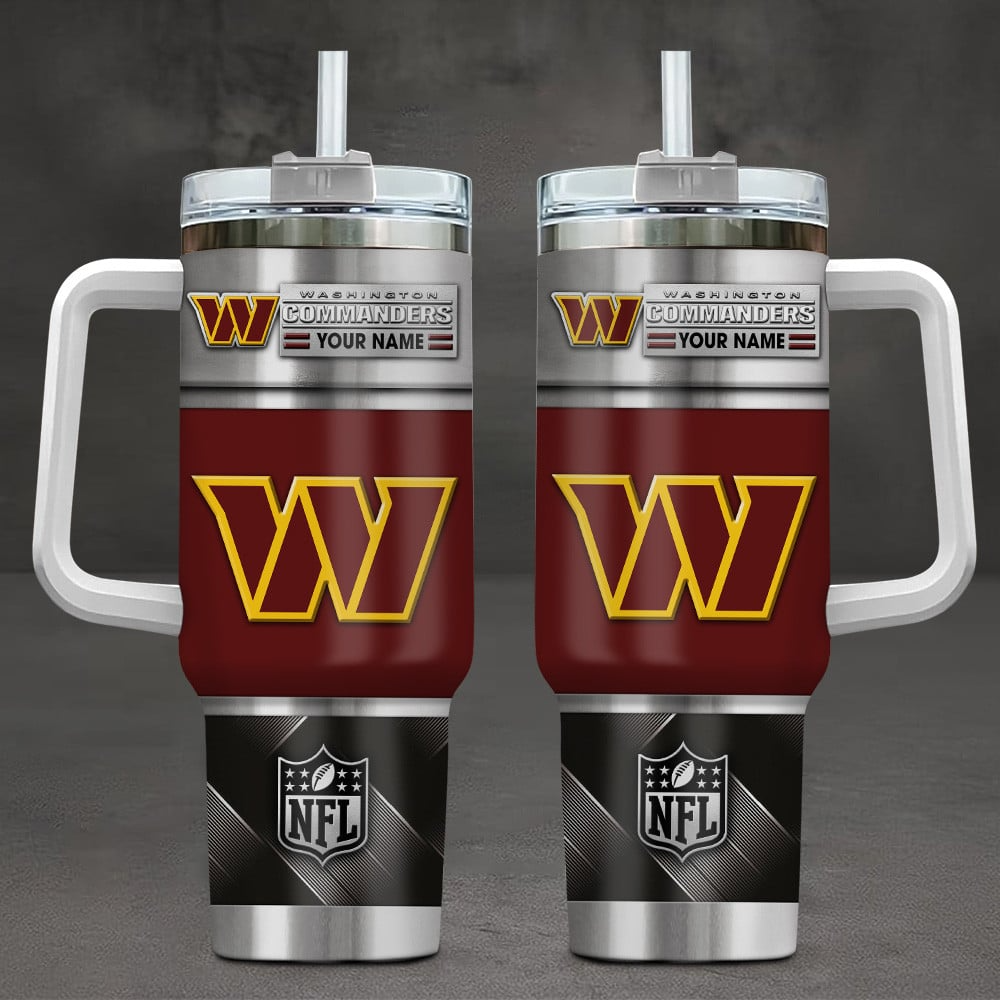 Washington Commanders NFL Custom Stanley Cup 40 oz 30 oz Tumbler With HandleTVC230197