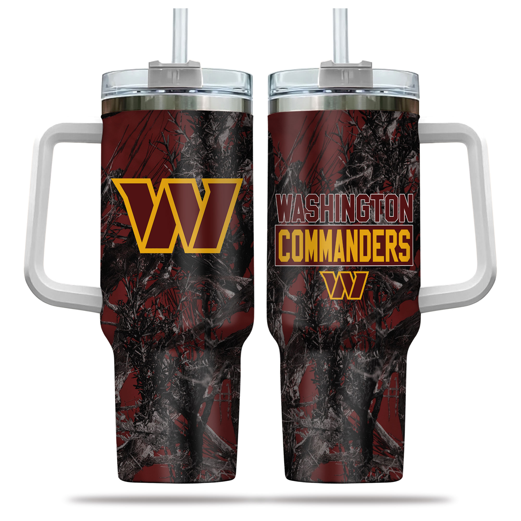Washington Commanders NFL Hunting Custom Stanley Cup 40 oz 30 oz Tumbler With HandleTVC230183