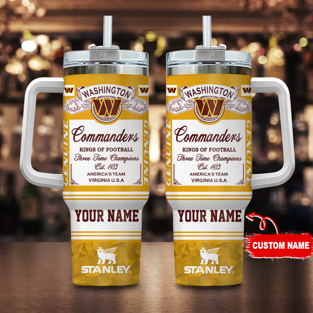 Washington Commanders NFL Kings Of Football Custom Stanley Cup 40 oz 30 oz Tumbler With HandleTVC230184