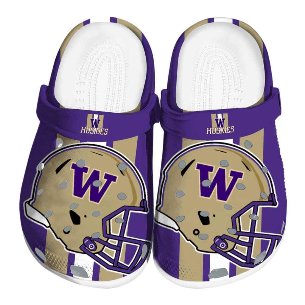 Washington Huskies Helmet Stripes ClogTVC180170