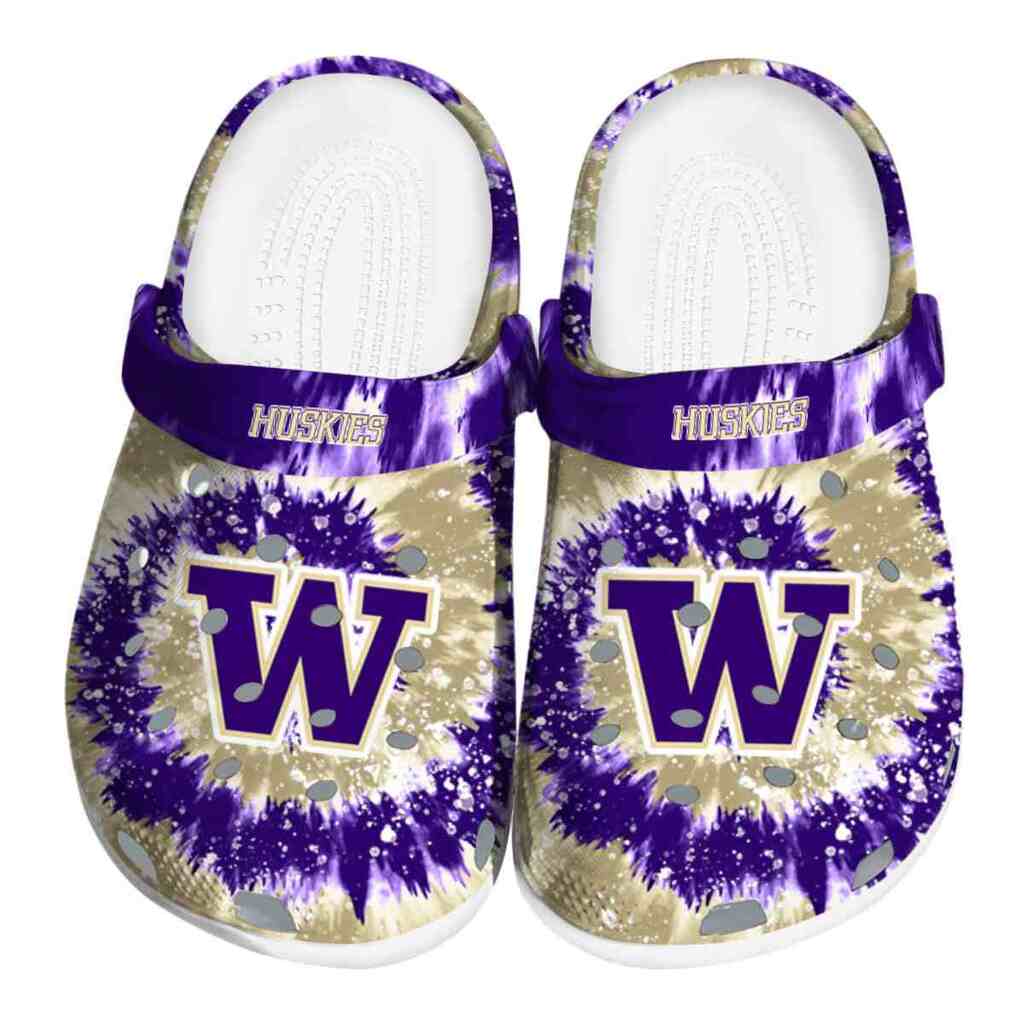 Washington Huskies Radiant Burst Effect ClogTVC180170