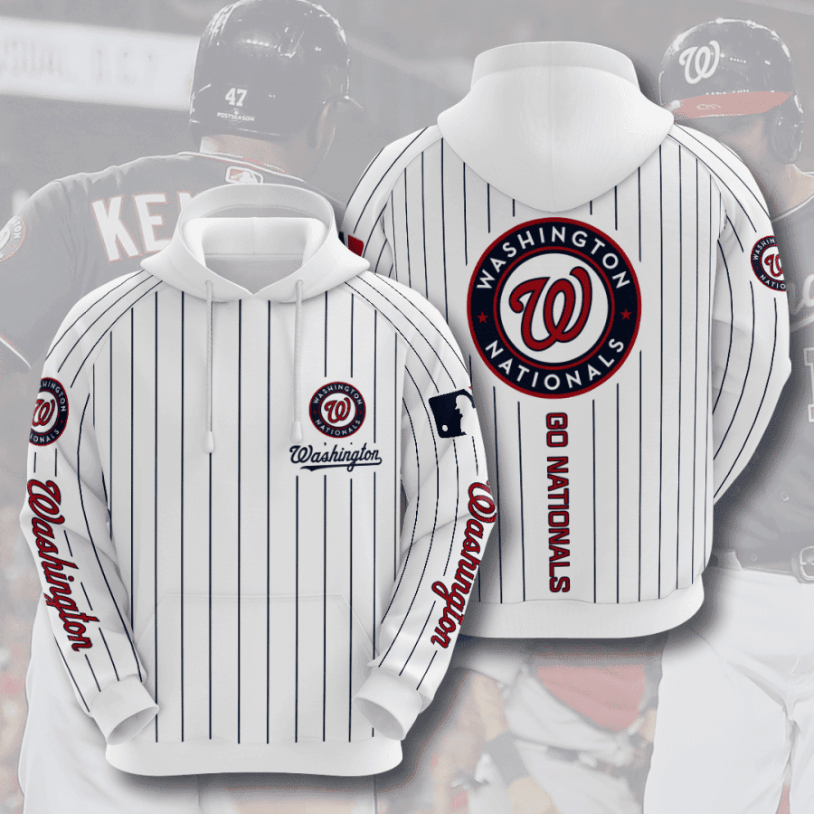 Washington Nationals 3D All Over Print Hoodie, Zip Hoodie