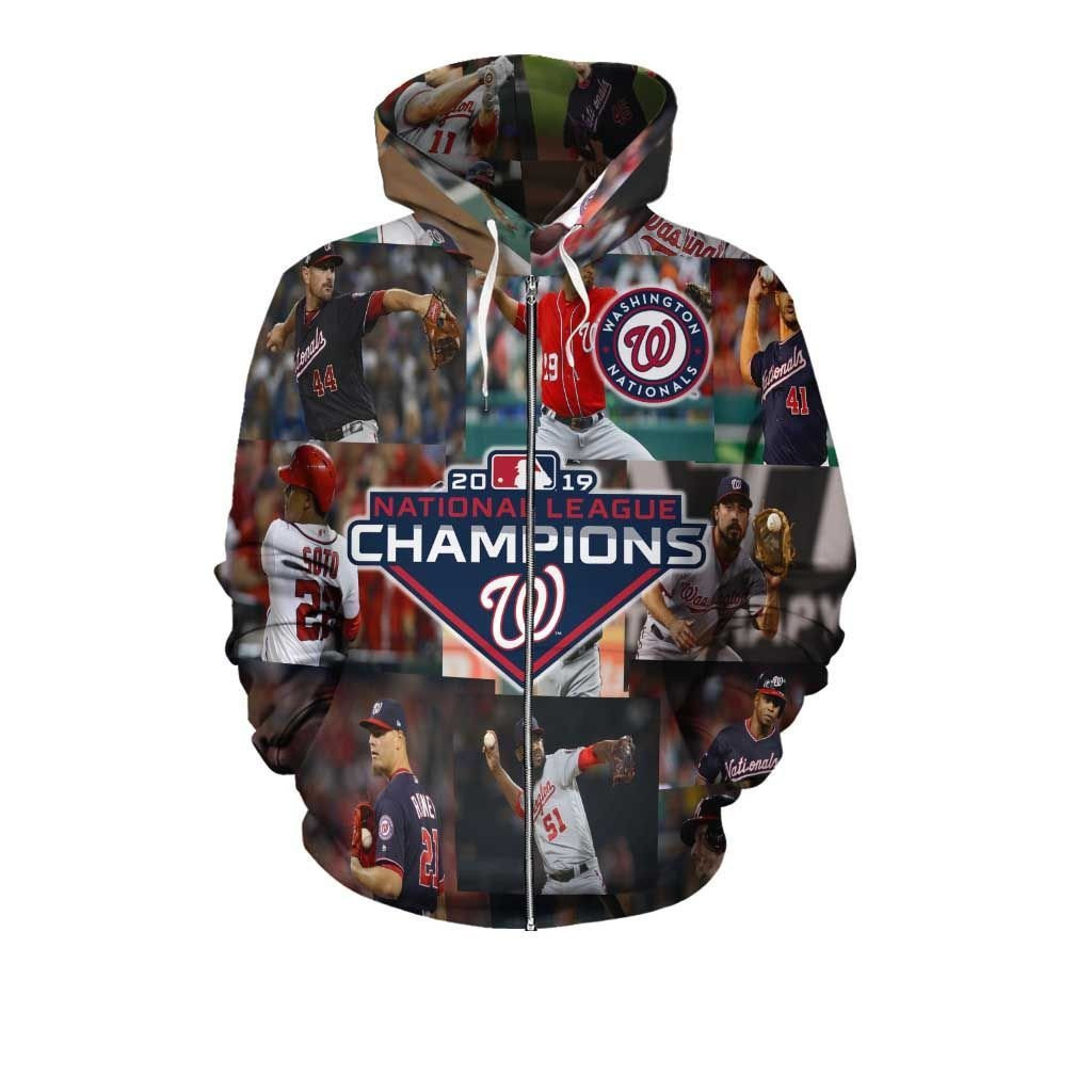 Washington Nationals 3D All Over Print Hoodie, Zip Hoodie