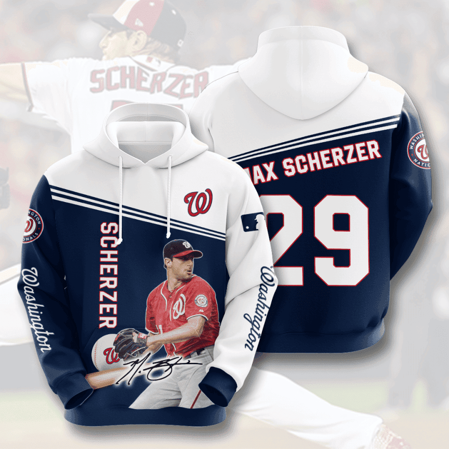 Washington Nationals 3D All Over Print Hoodie, Zip Hoodie