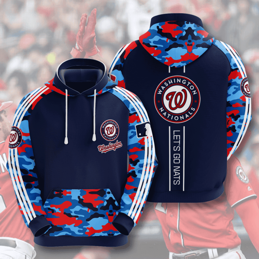 Washington Nationals 3D All Over Print Hoodie, Zip Hoodie