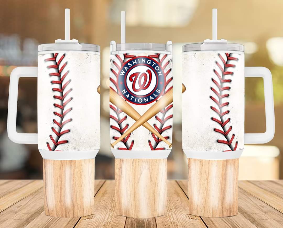 Washington Nationals MLB Custom Stanley Cup 40 oz 30 oz Tumbler With HandleTVC2301232