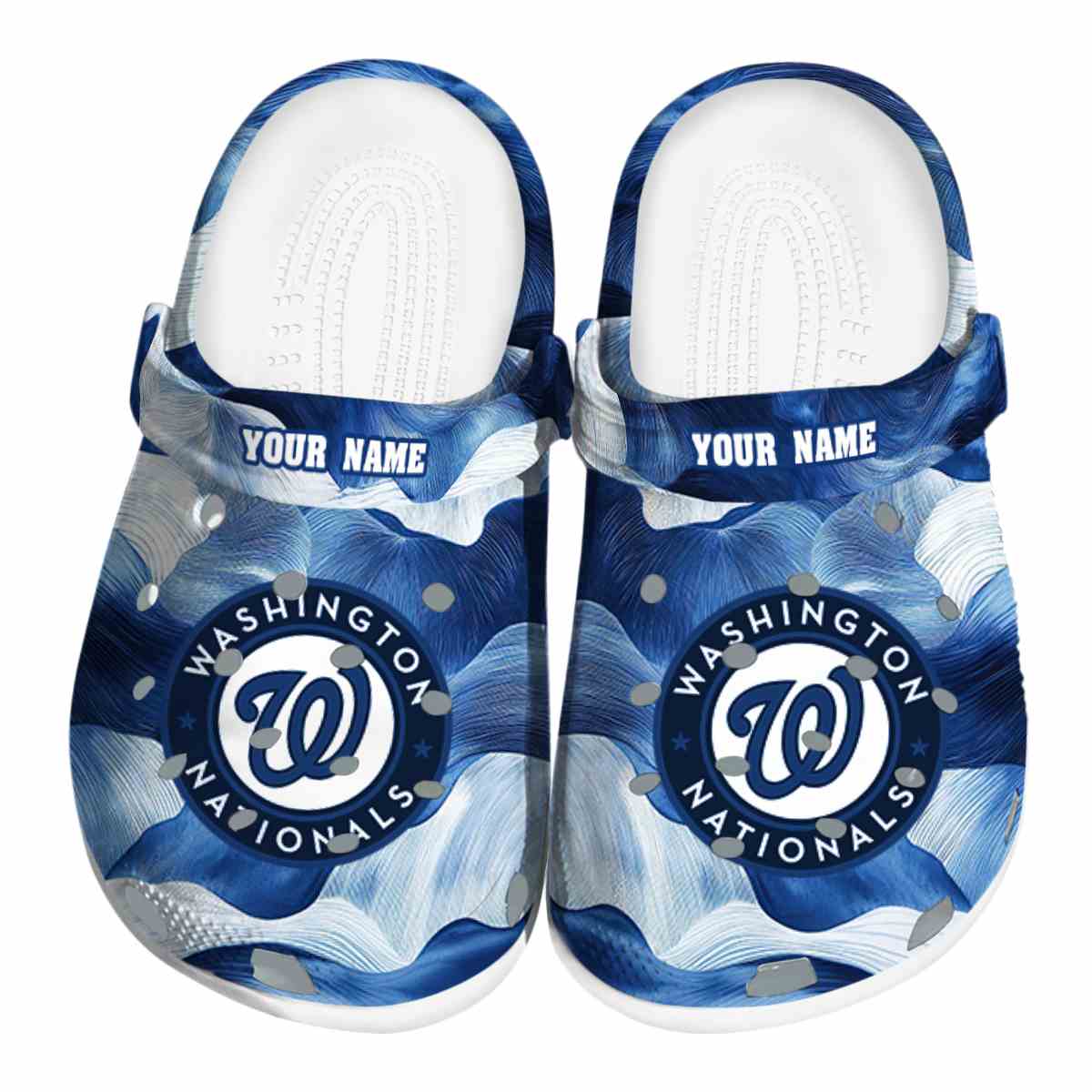 Washington Nationals MLB Sport Crocs Crocband Clogs Shoes Comfortable For Men Women and Kids