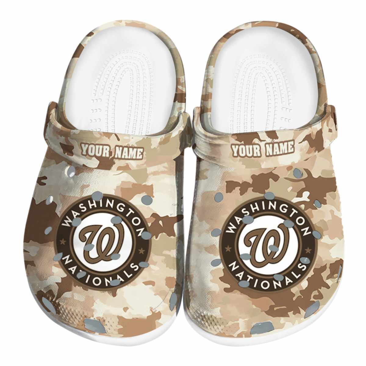 Washington Nationals MLB Sport Crocs Crocband Clogs Shoes Comfortable For Men Women and Kids