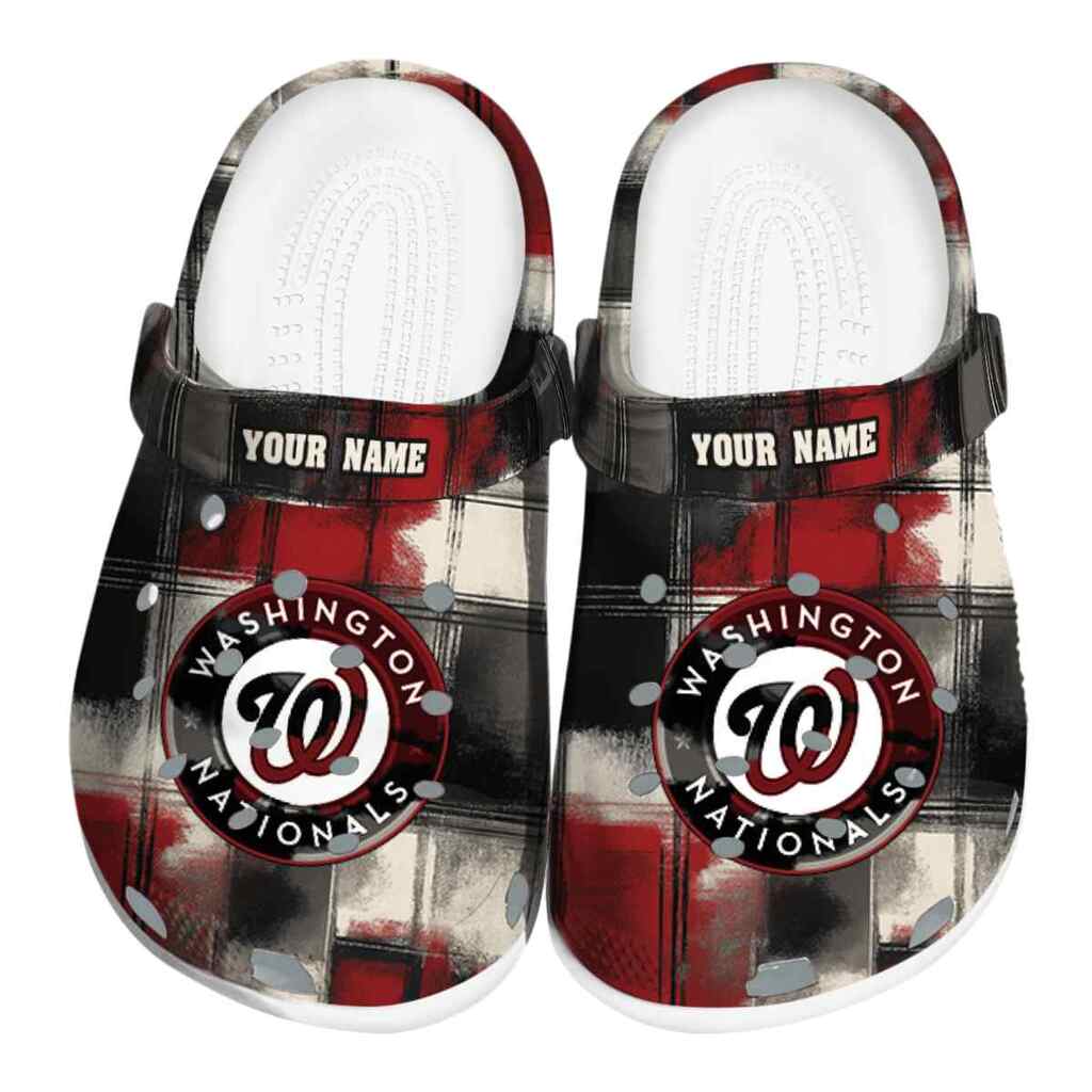 Washington Nationals Plaid Fusion ClogTVC1801942