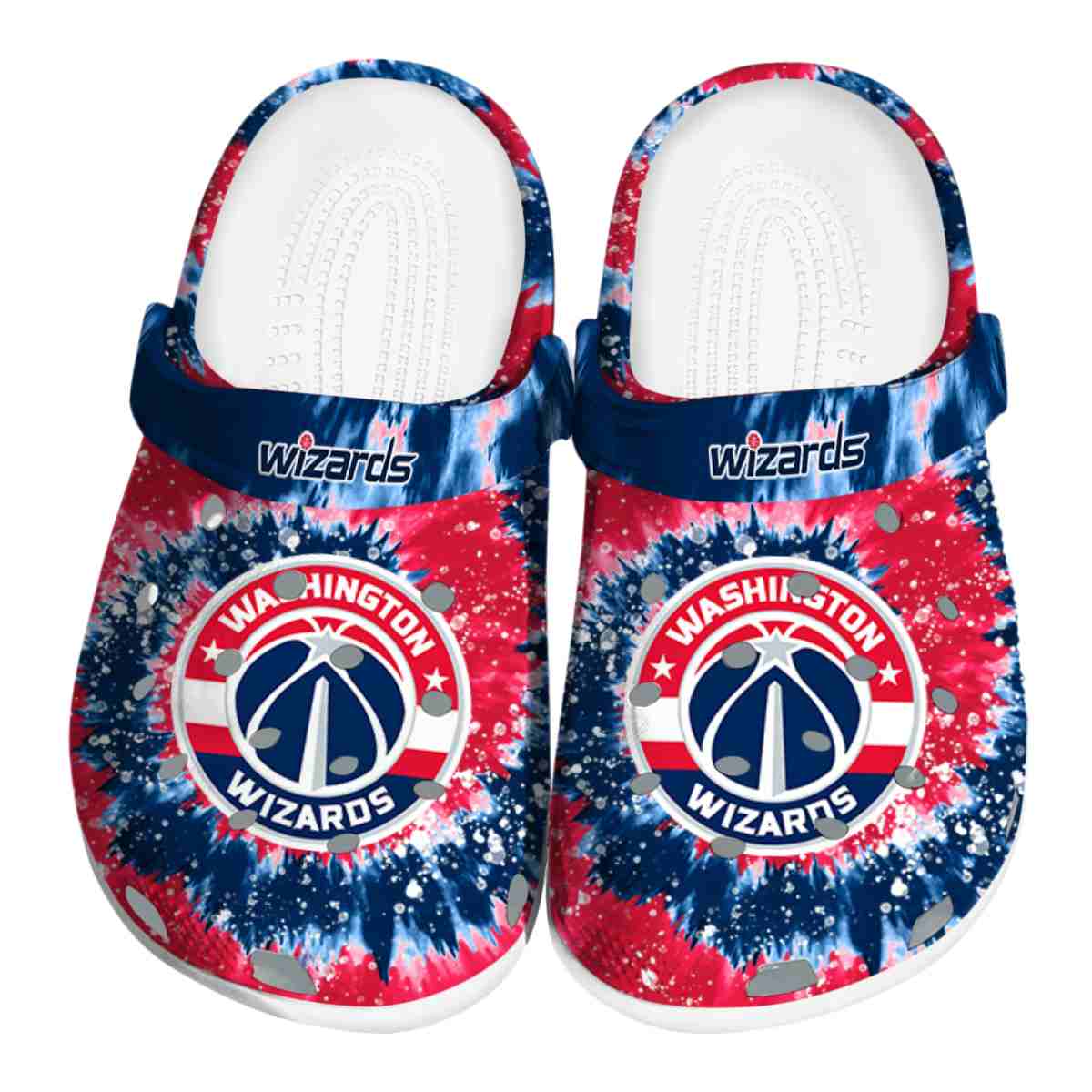 Washington Wizards NBA Sport Crocs Crocband Clogs Shoes Comfortable For Men Women and Kids