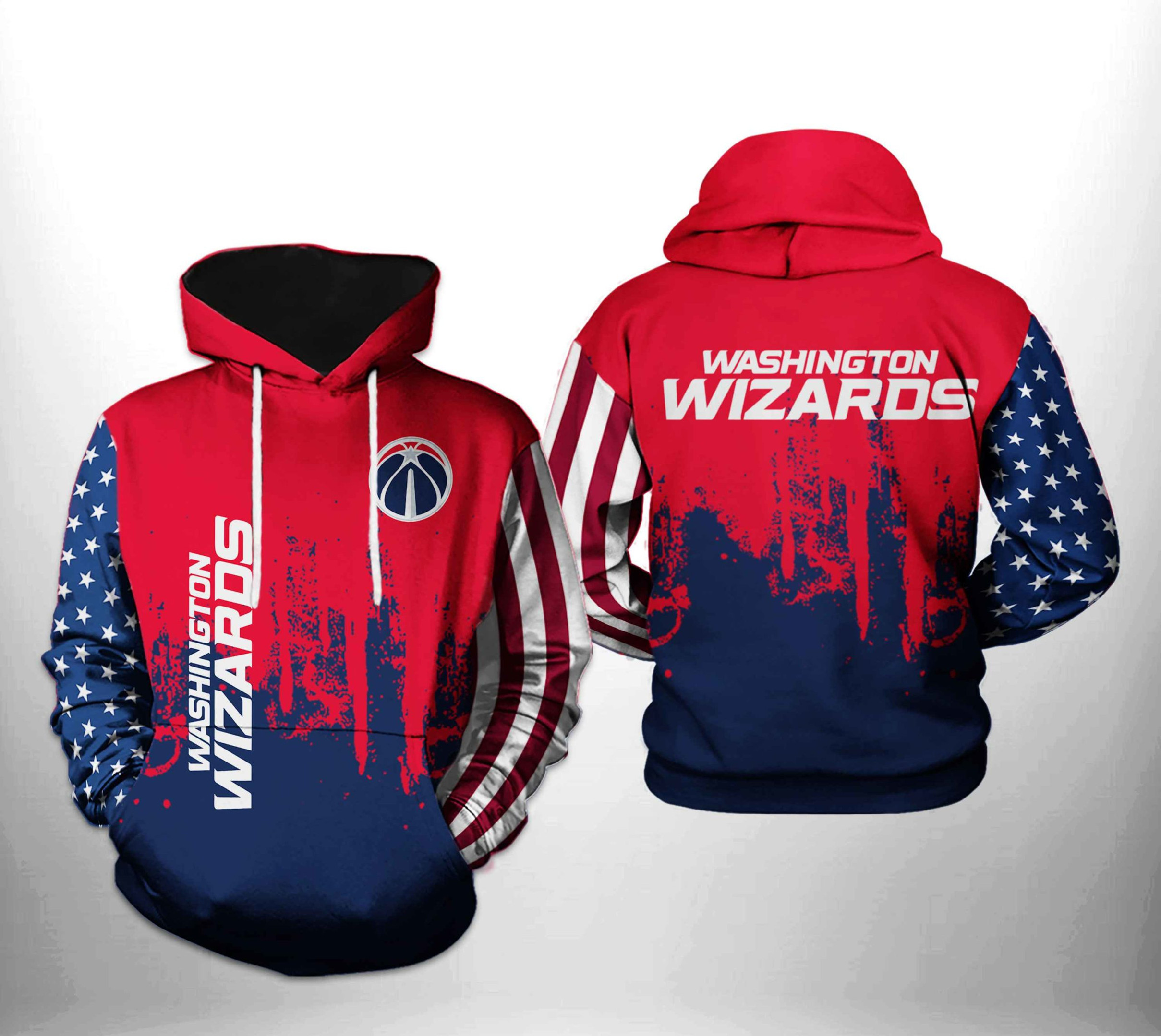 Washington Wizards NBA Team US 3D All Over Print Hoodie, Zip Hoodie