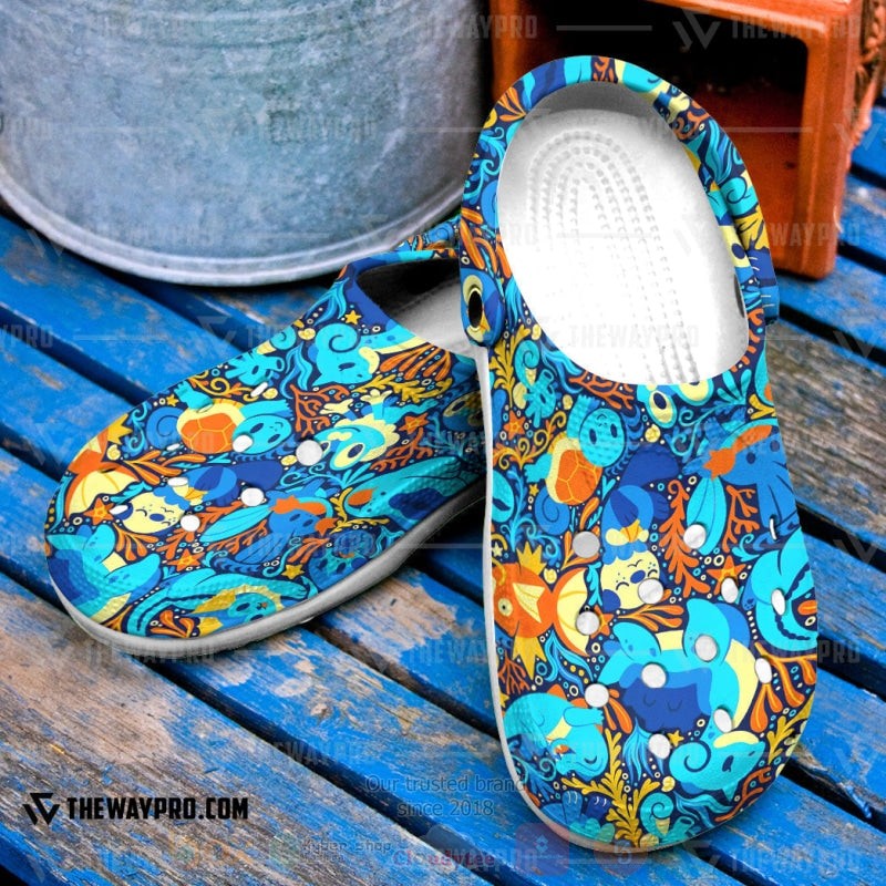 Water Pokemon Anime Crocs Crocband Clogs Shoes Comfortable For Men Women and Kids