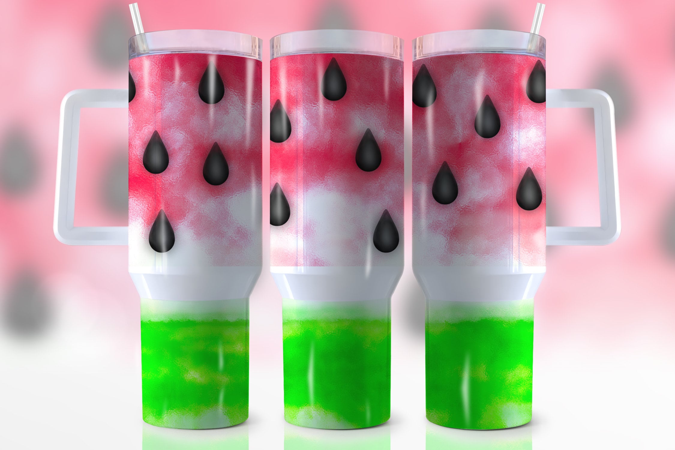 Watermelon Custom Stanley Cup 40 oz 30 oz Tumbler With HandleTVC2301950