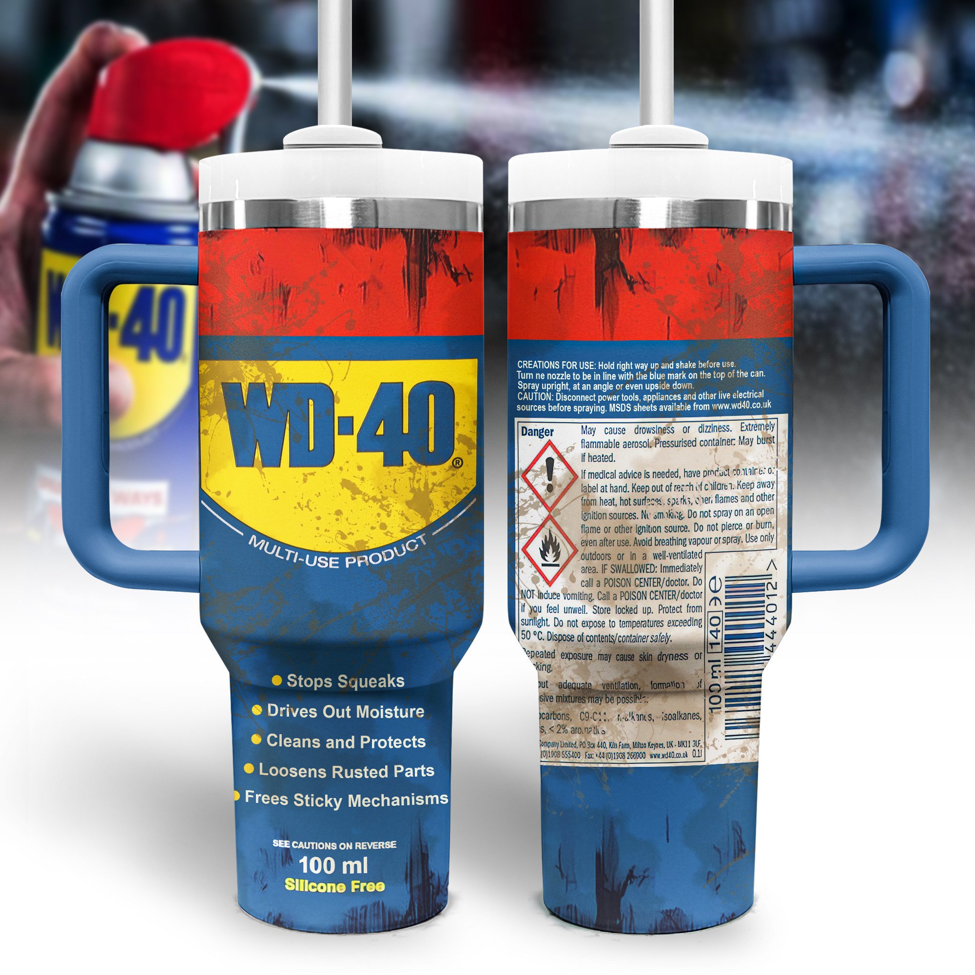 WD-40 Custom Stanley Cup 40 oz 30 oz Tumbler With HandleTVC2301802