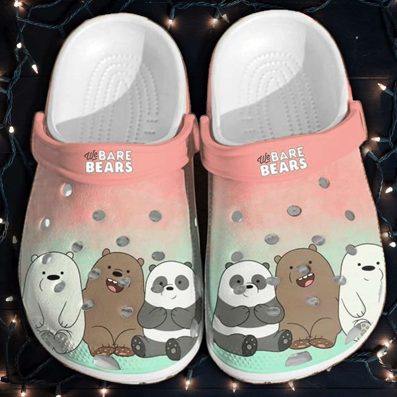 We Bare Bears Crocs Clog Shoes