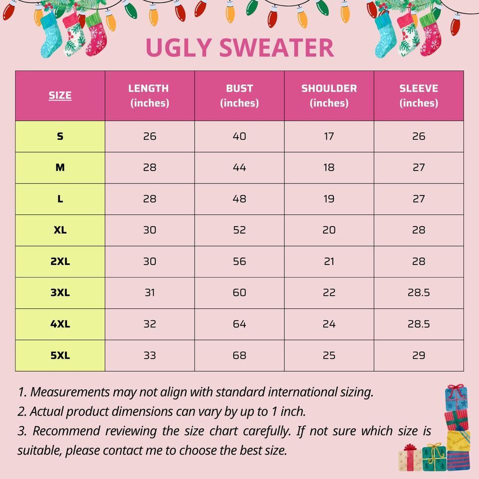 We Bare Bears Ugly Christmas Sweater, Cute Bear Christmas Sweatshirt - Image 3