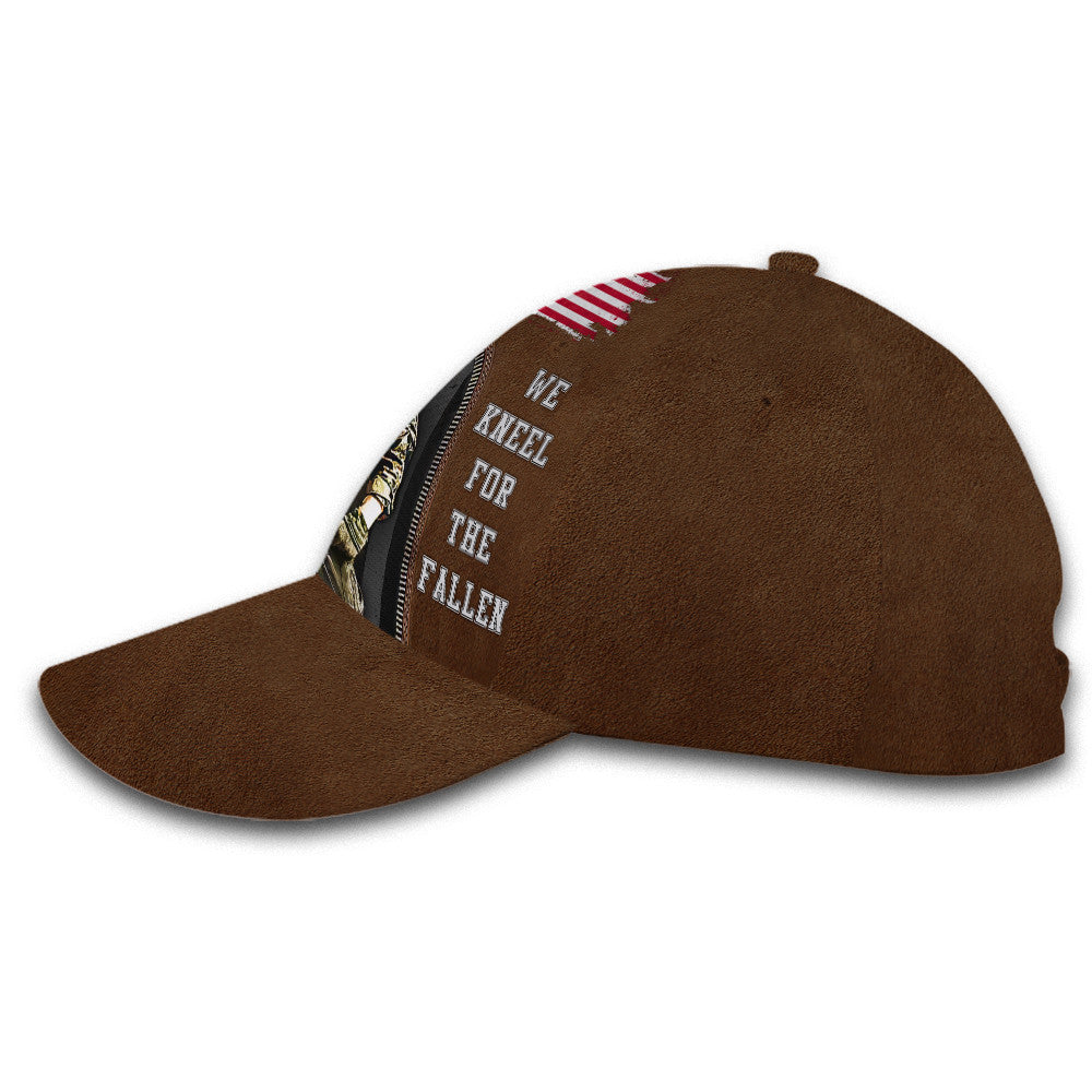 We Kneel For The Fallen Hat Classic Cap Trucker Hats Custom Hats Gifts For Men & Women