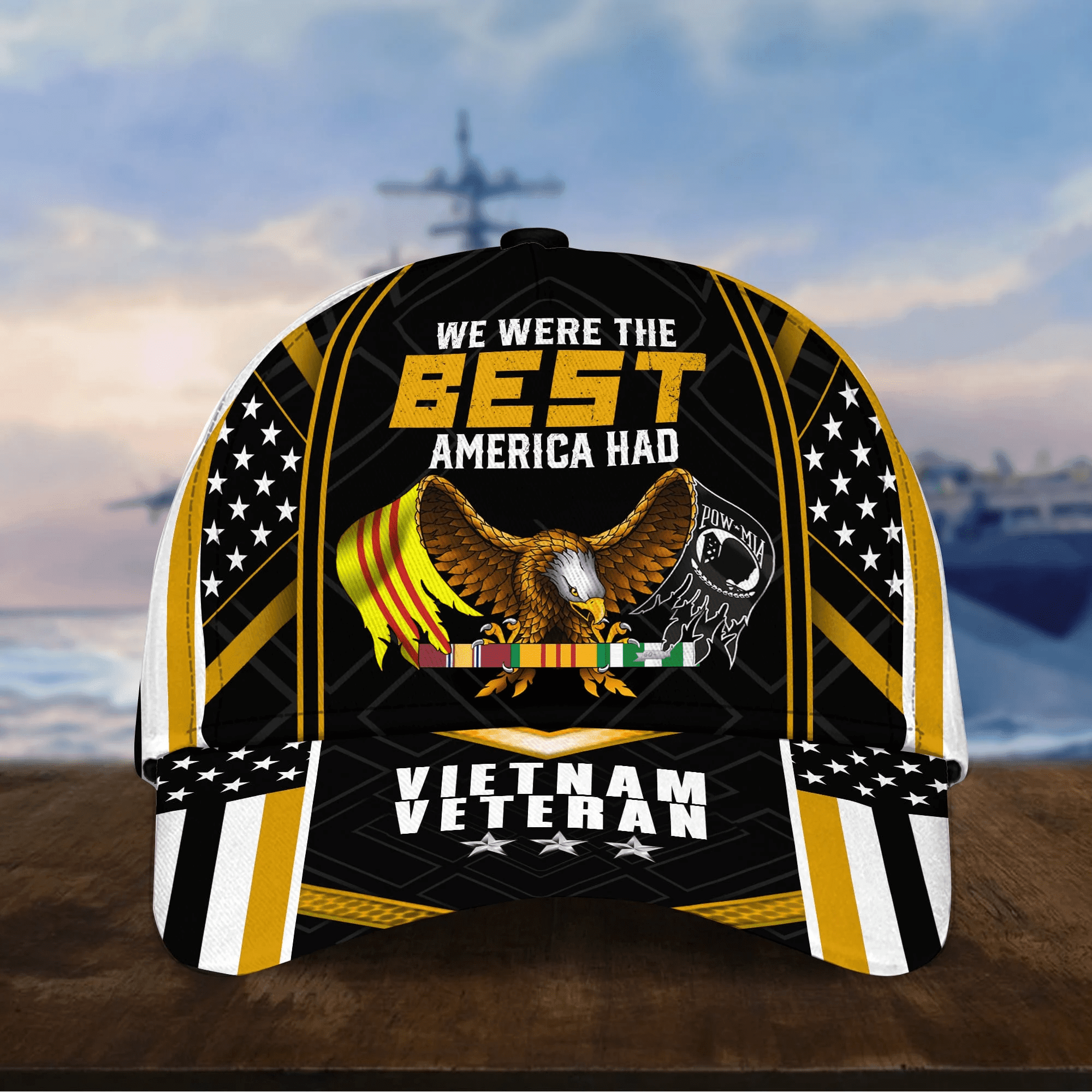 We Were The Best America Had US Veteran 3D Printed Cap Trucker Hats Custom Hats Gifts For Men & Women