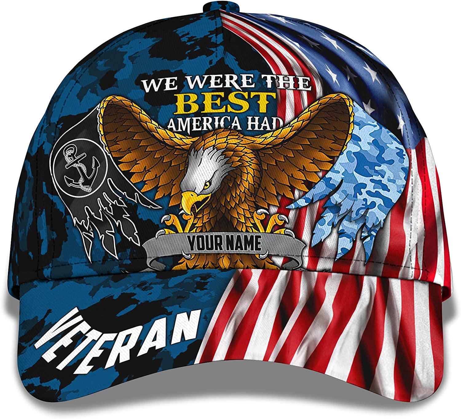 We Were The Best American Had Personalized Veteran 3D Cap, Veteran Hat, Gift For Veteran Trucker Hats Custom Hats Gifts For Men & Women