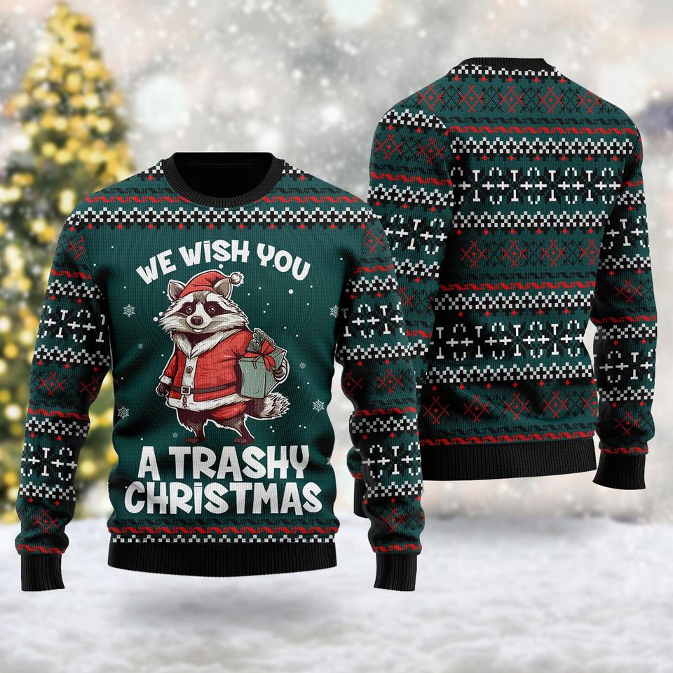 We Wish You Quotes 3D Ugly Christmas Sweater