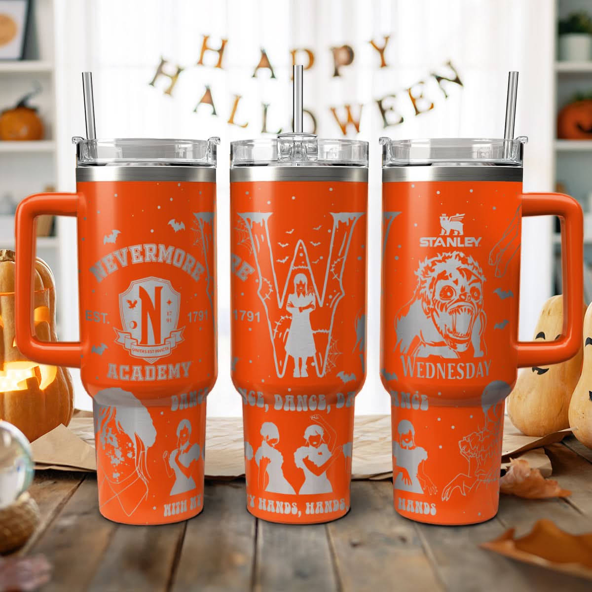 Wednesday Addams TV Series Custom Stanley Cup 40 oz 30 oz Tumbler With HandleTVC2301453