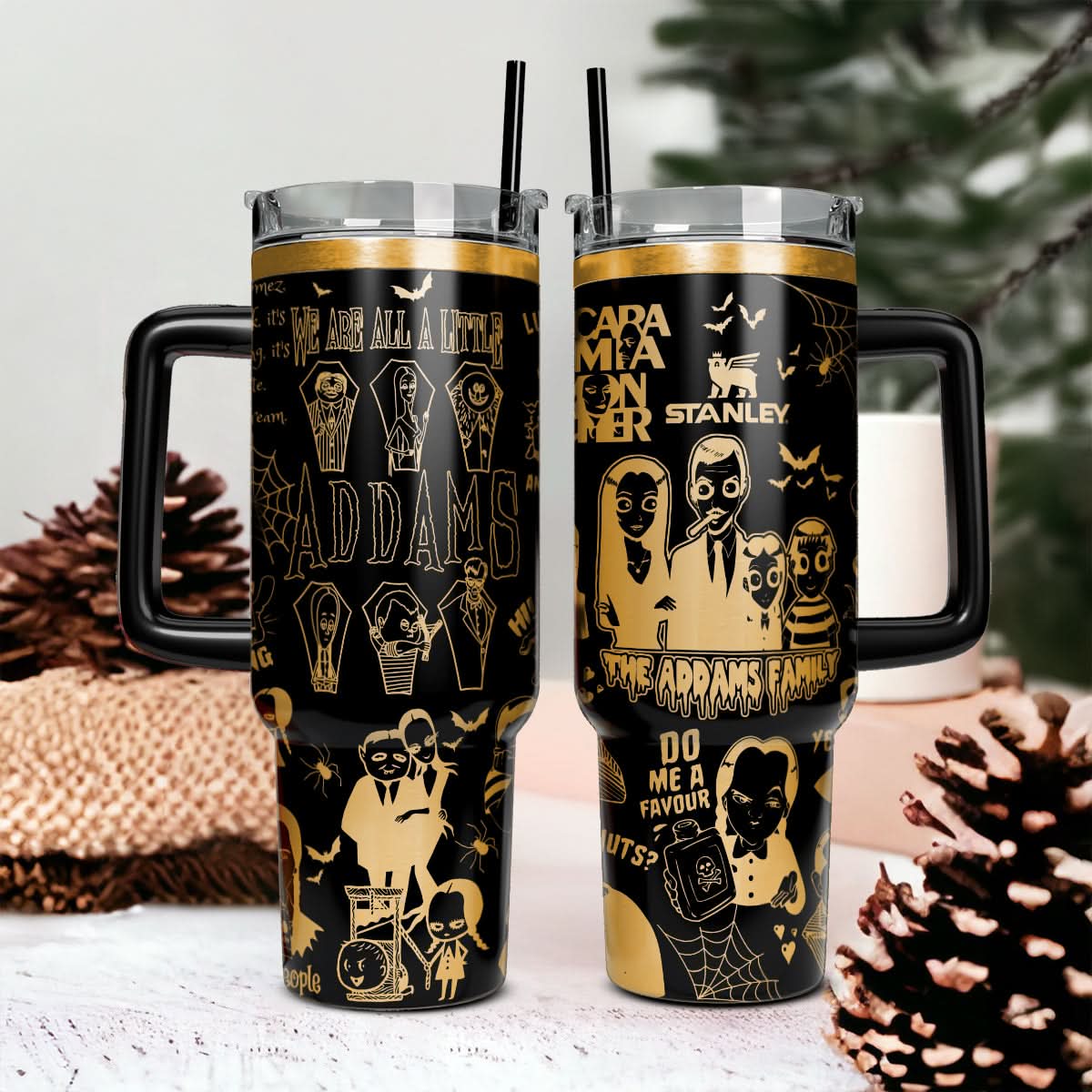 Wednesday Addams TV Series Custom Stanley Cup 40 oz 30 oz Tumbler With HandleTVC2301454
