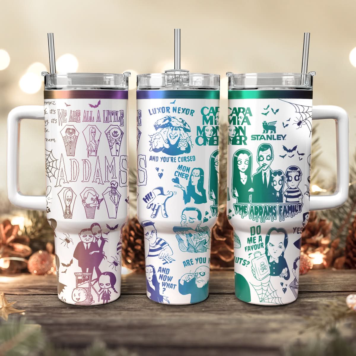 Wednesday Addams TV Series Custom Stanley Cup 40 oz 30 oz Tumbler With HandleTVC2301455