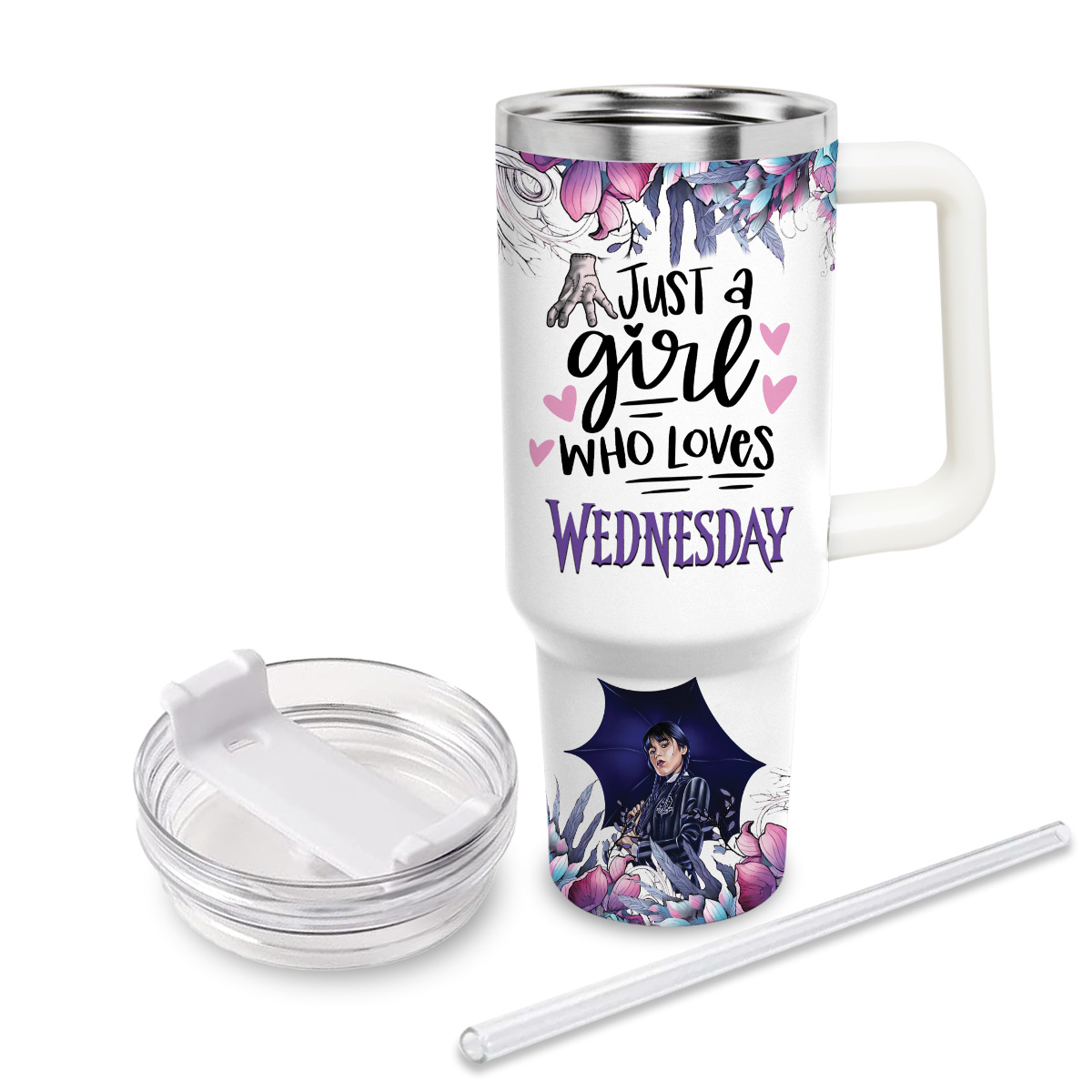 Wednesday Movie Custom Stanley Cup 40 oz 30 oz Tumbler With HandleTVC2301826 - Image 3