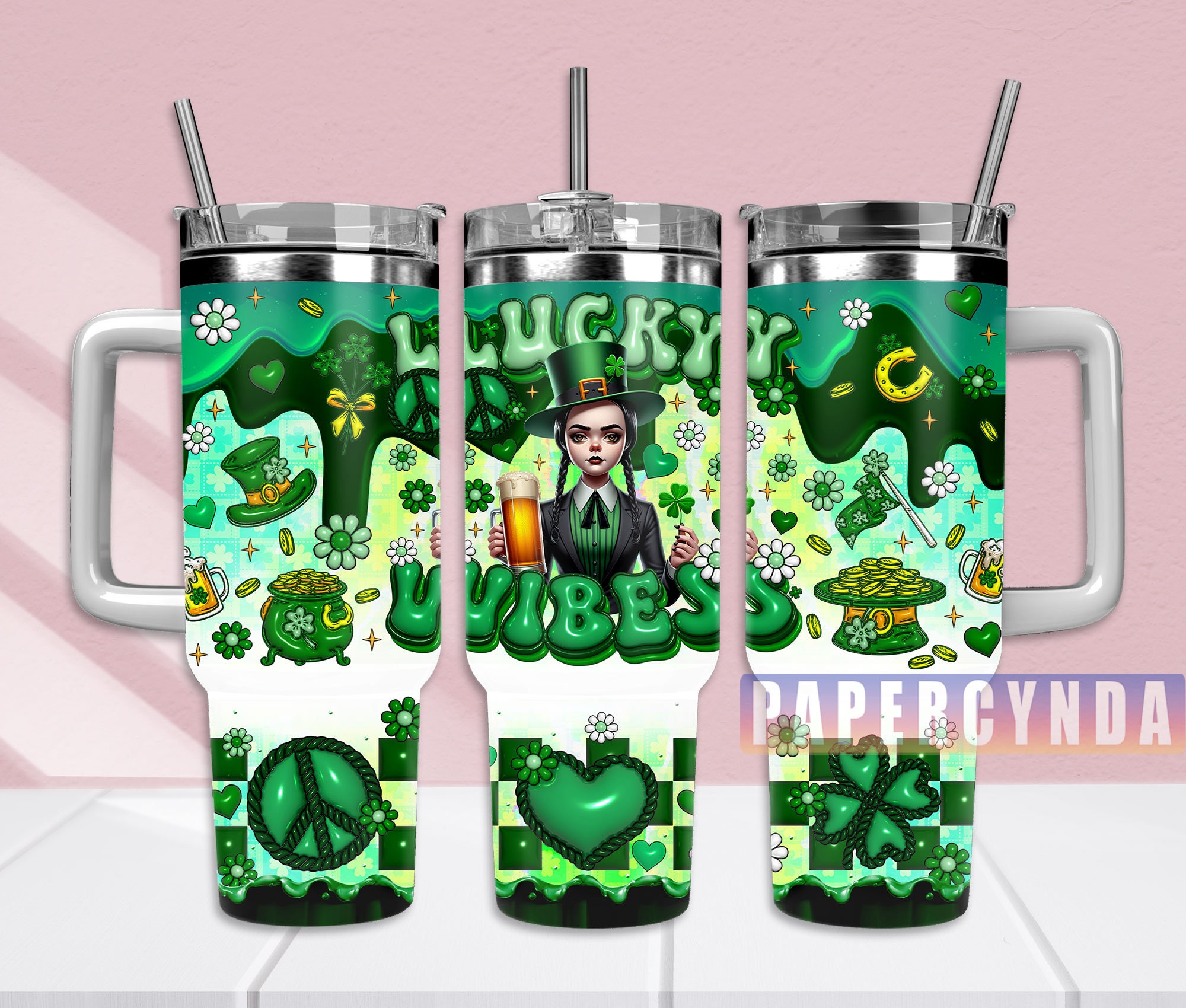 Wednesday Movie Custom Stanley Cup 40 oz 30 oz Tumbler With HandleTVC2301834