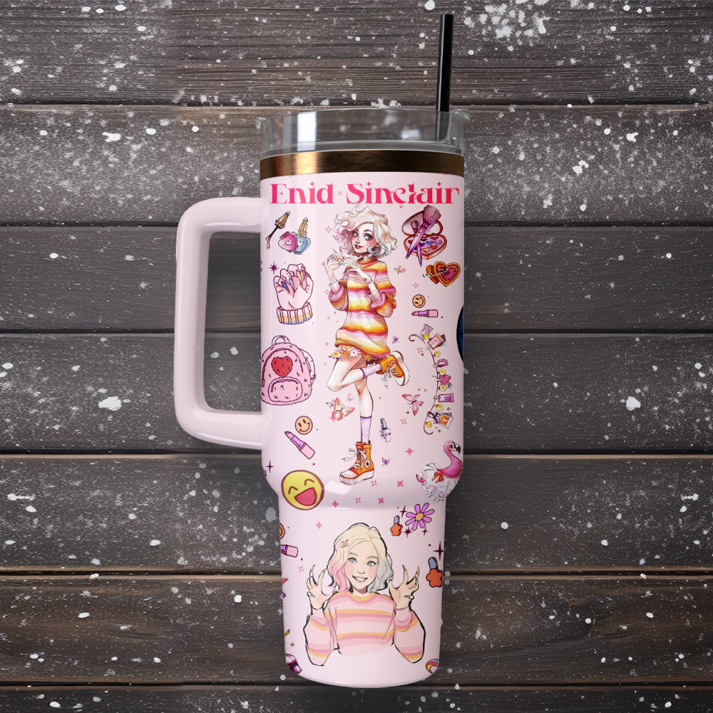 Wednesday x Halloween Custom Stanley Cup 40 oz 30 oz Tumbler With HandleTVC2301126 - Image 3