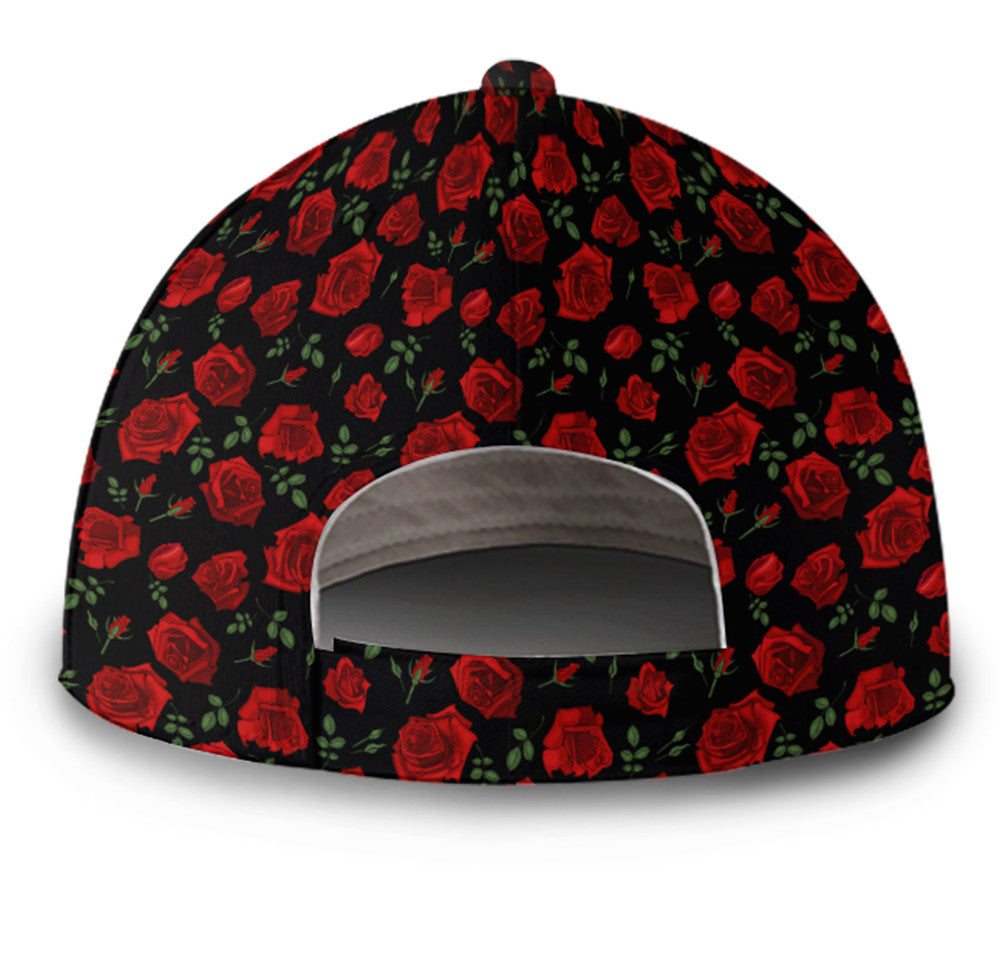 Weed Rose Customized Hat Classic Cap Trucker Hats Custom Hats Gifts For Men & Women