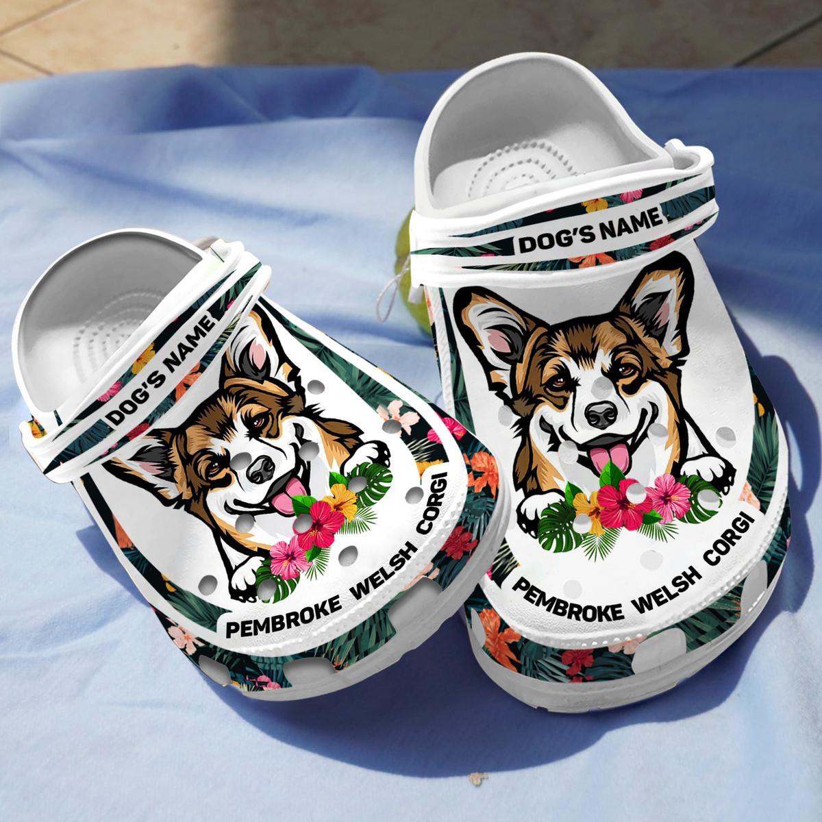 Welsh Corgi Dog Crocs Crocband Clogs Shoes Comfortable For Men Women and Kids