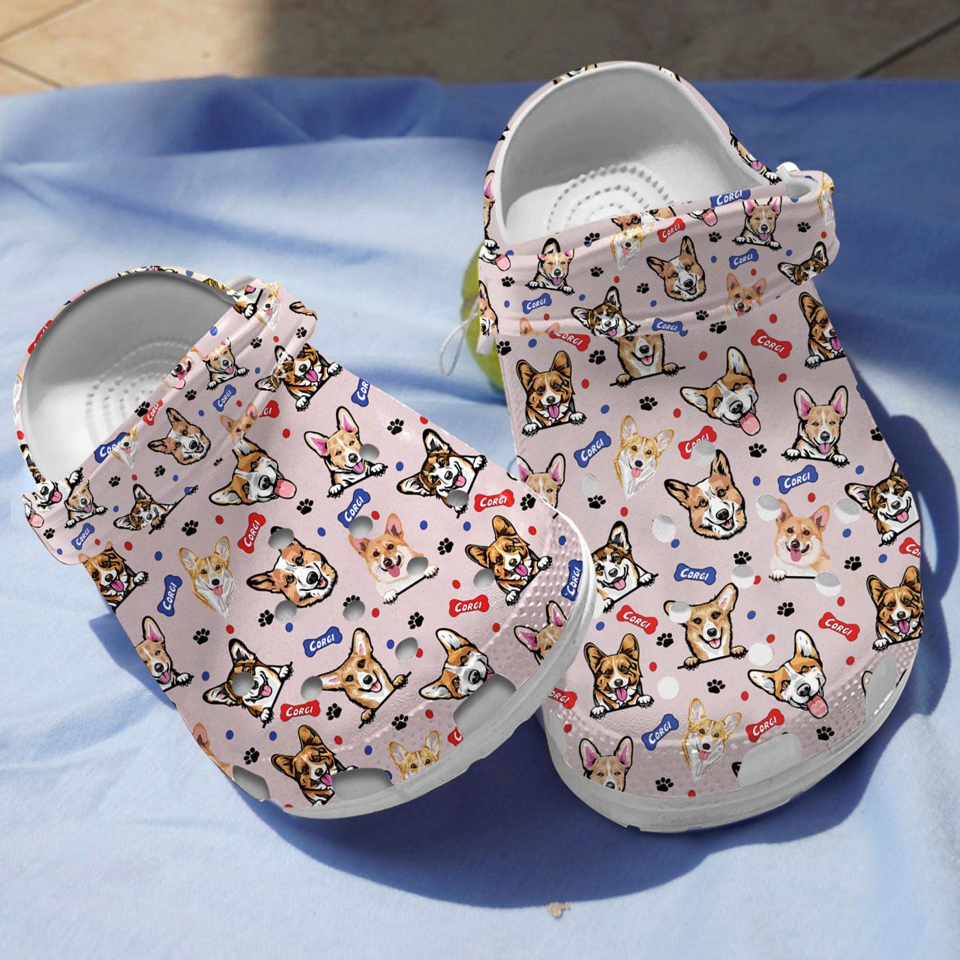 Welsh Corgi Dog Crocs Crocband Clogs Shoes Comfortable For Men Women and Kids