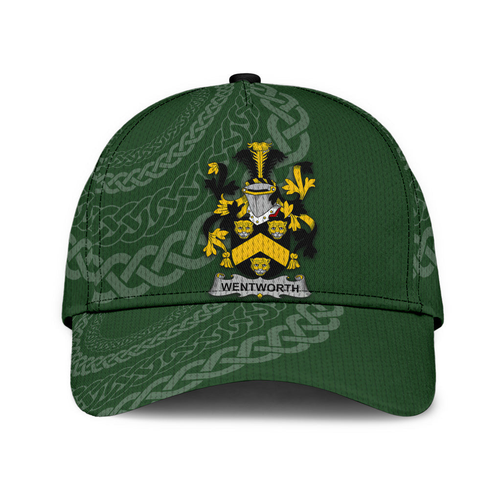 Wentworth Coat Of Arms - Irish Family Crest St Patrick's Day Hat Classic Cap Trucker Hats Custom Hats Gifts For Men & Women