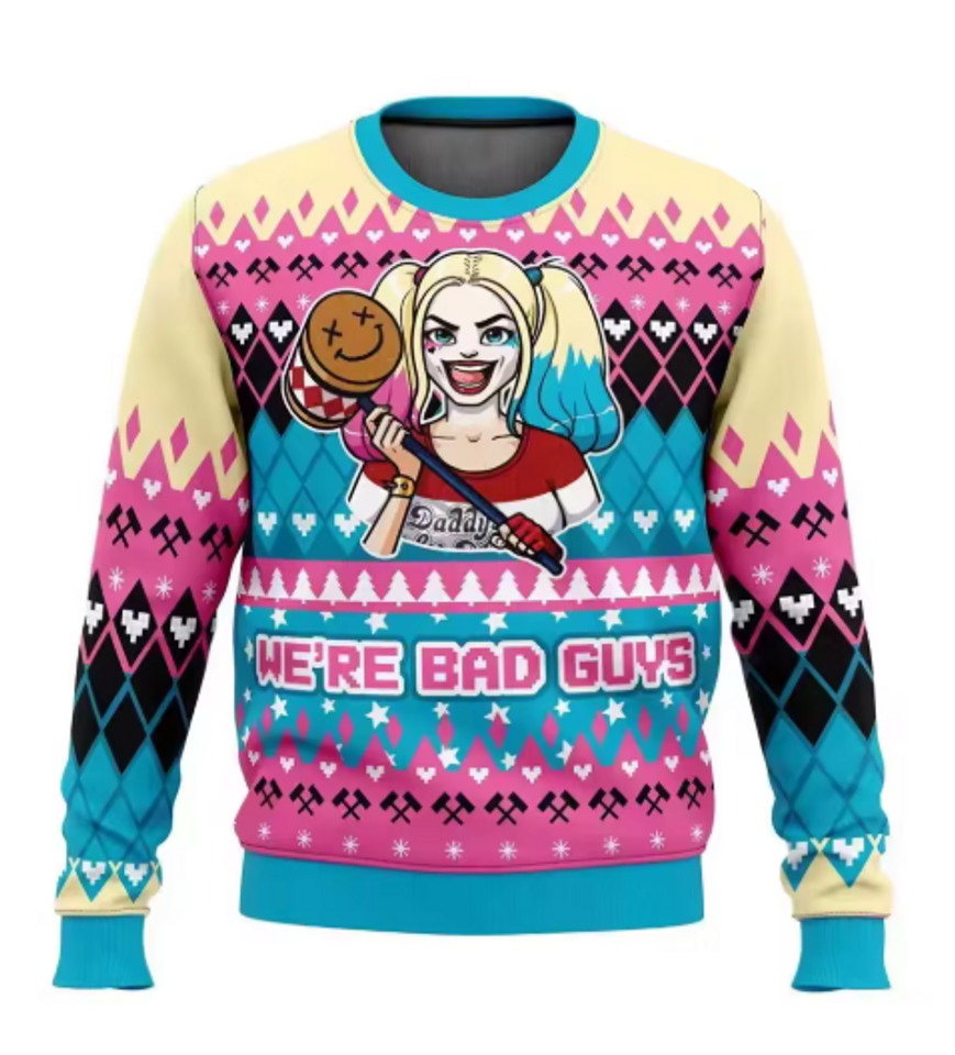 We're Bad Guys Ugly Sweaters, Gifts for Friends